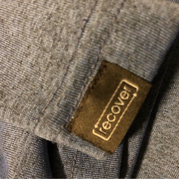 Recover Men’s 100% Recycled Materials Short Sleeve 1/4 Button Up 2X Polo Shirt - Picture 4 of 5